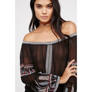 Free People off the shoulder body suit